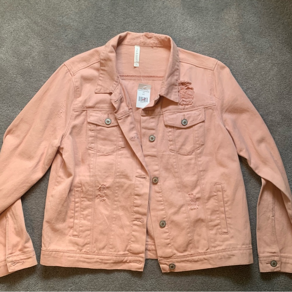 PINK JEAN JACKET